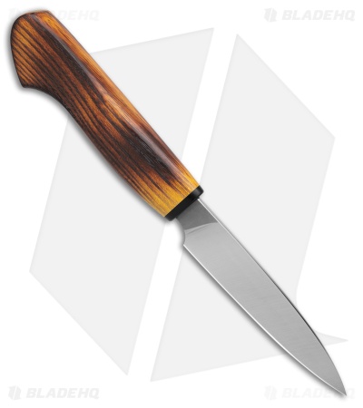 Corey Dunlap Inazuma Western Paring Knife Charred Osage (4" Satin)