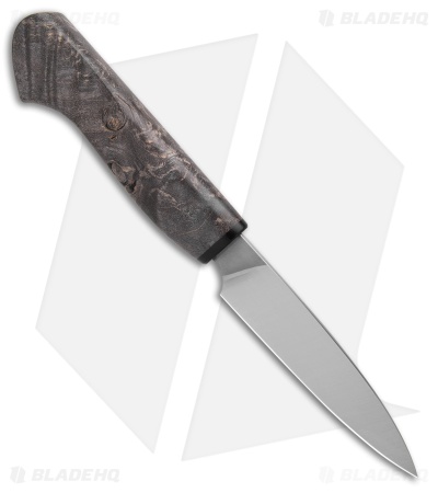 Corey Dunlap Inazuma Western Paring Knife Gray Burlwood (4" Satin)