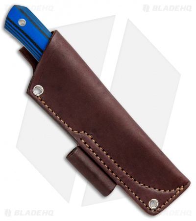 Cumming Bladeworks Bushmaster Fixed Blade Black/Blue G-10 (3.75" Satin)