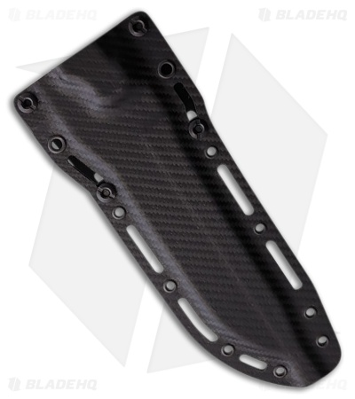 Dawson Knives Reaper Fixed Blade Knife Black/Blue G-10 (5.9" Midnight)