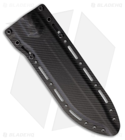 Dawson Knives Archangel Fixed Blade Knife Black/White G-10 (8" Arizona Copper)