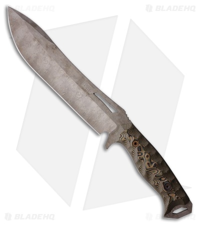 Dawson Knives Archangel Fixed Blade Knife Ultrex Camo G-10 (8" Monsoon)
