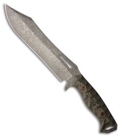 Dawson Knives Dominion Fixed Blade Knife Ultrex Camo G-10 (8.25" Monsoon)