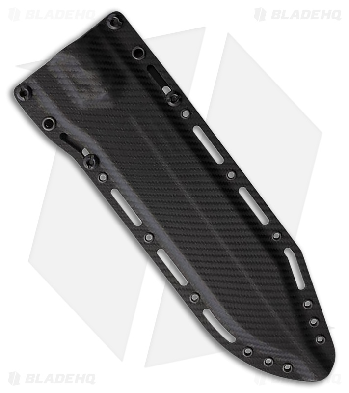 Dawson Knives Dominion Fixed Blade Knife Black/White G-10 (8.25" Monsoon)