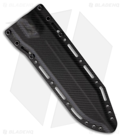 Dawson Knives Dominion Fixed Blade Knife Black/White G-10 (8.25" Monsoon)