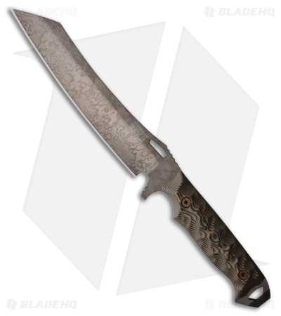 Dawson Knives Wayfinder Fixed Blade Knife Camo Ultrex G-10 (7.4" Monsoon)