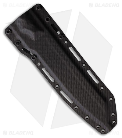 Dawson Knives Wayfinder Fixed Blade Knife Black/Red G-10 (7.4" Monsoon)