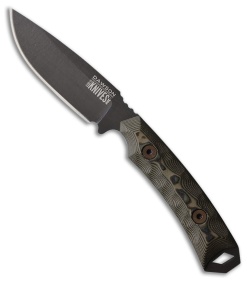 Dawson Knives Contractor Fixed Blade Knife Ultrex Camo G-10 (3.1" Midnight)