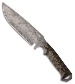 Dawson Knives Summit Fixed Blade Knife Camo Ultrex G-10 (5.5" Monsoon)