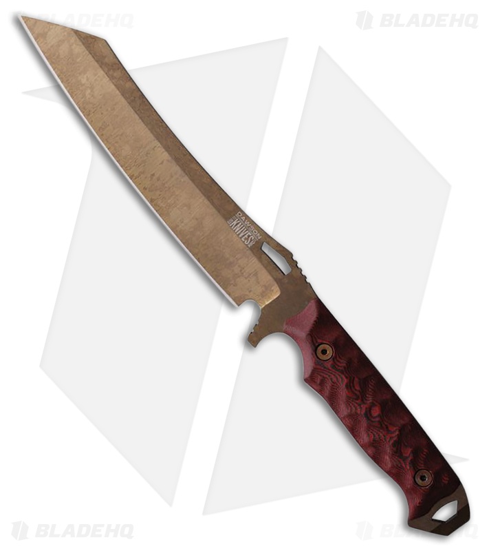 カネボウ　ティファ Dawson Knives Wayfinder Knife Black/Red G-10 AZ Copper