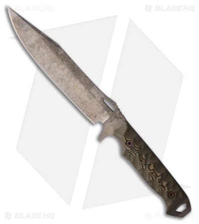 Dawson Knives Marauder XL Gen 2 Fixed Blade Knife Camo G-10 (7.2" Monsoon)