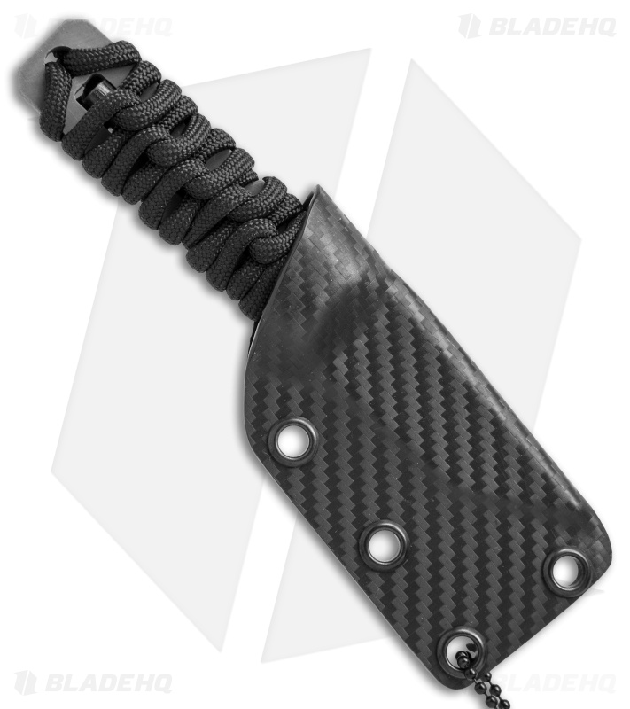 Darrel Ralph Grady Burrell DGT Dart Fire Fixed Blade Neck Knife (2" Gray)