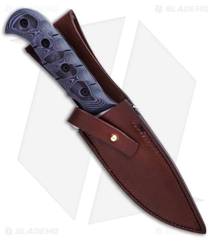 Dawson Knives Bodyguard Fixed Blade Knife Pewter Gray/Black G-10 (6" Specter)