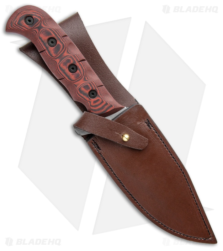 Dawson Knives Bodyguard Fixed Blade Knife Red/Black G-10 (6" Specter)