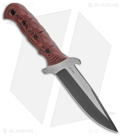 Dawson Knives Bodyguard Fixed Blade Knife Red/Black G-10 (6" Specter)