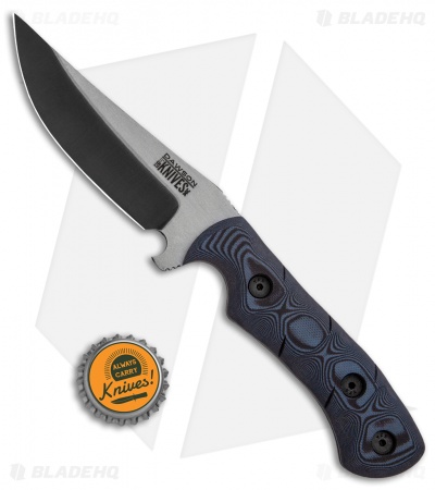 Dawson Knives Copper Canyon Fixed Blade Knife Black/Pewter G-10 (4.13" Specter)