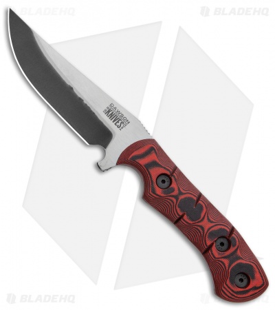 Dawson Knives Copper Canyon Fixed Blade Knife Red/Black G-10 (4" Specter)