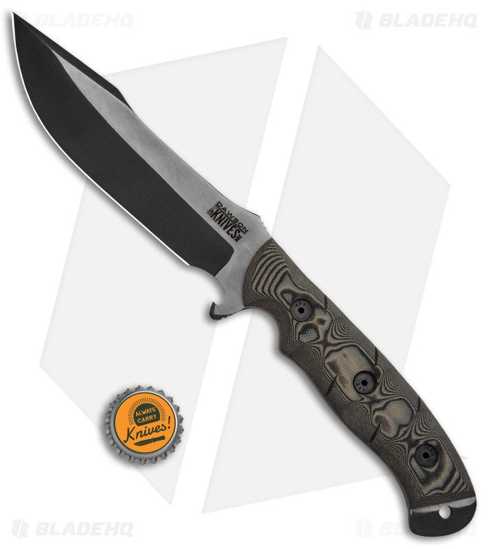 Dawson Knives Explorer Elite Fixed Blade Tan/Black G-10 (5.75" Specter)