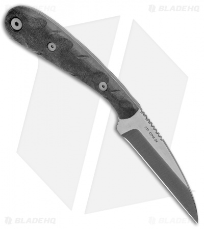 Dawson Knives Fisherman Fixed Blade Knife Black G-10 (4.1" Specter)