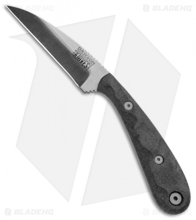 Dawson Knives Fisherman Fixed Blade Knife Black G-10 (4.1" Specter)