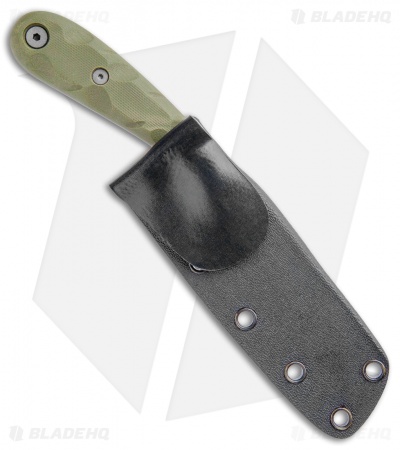 Dawson Knives Fisherman Fixed Blade Knife OD Green G-10 (4.1" Specter)