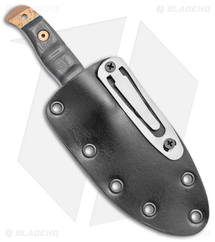 Dawson Knives Handyman Fixed Blade Knife Two Tone CF (3.25" Arizona Copper)
