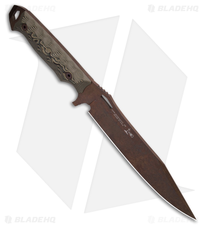 Dawson Knives Marauder XL Gen 2 Black/Green G-10 AZ Copper