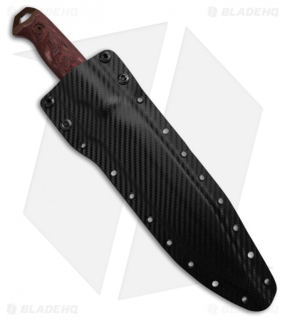 Dawson Knives Marauder XL Knife Red/Black G-10 (6.125" Arizona Copper)