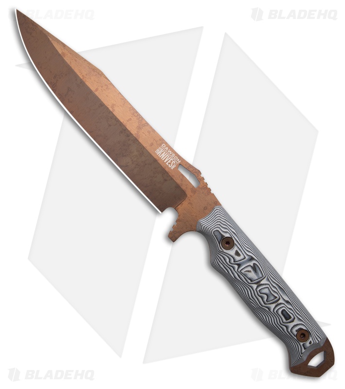 Dawson Knives Marauder XL Red/Black G-10 Black - Blade HQ