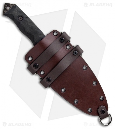 Dawson Knives Mojave Fixed Blade Knife Black G-10 (6" Hellcat Cerakote)