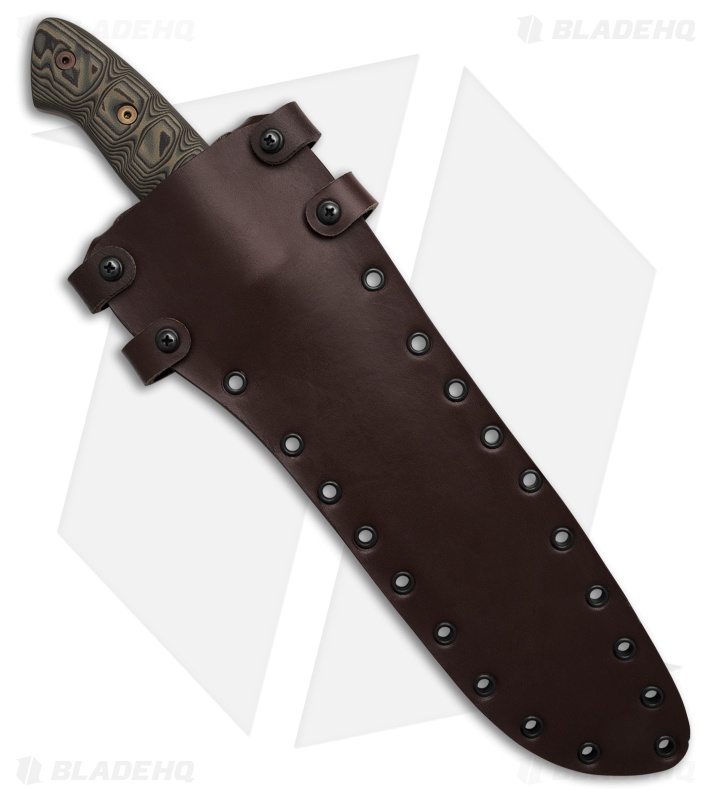 Dawson Knives Mountain Man Fixed Blade Knife Green G-10 (9.25" Arizona Copper)