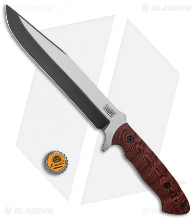 Dawson Knives Mountain Man Fixed Blade Knife Red/Black G-10 (9" Specter)