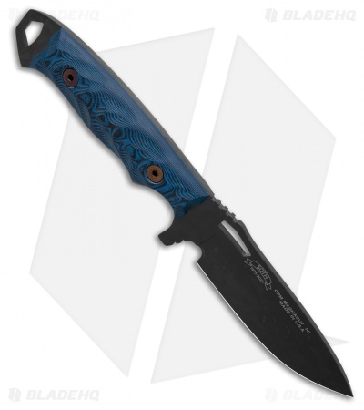 Dawson Knives Nomad Blue/Black G-10 | Black - Blade HQ