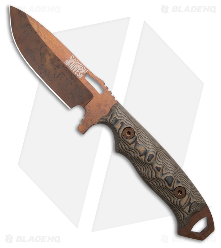 Dawson Knives Nomad Knife Ultrex Camo G-10 (4.25" Arizona Copper)