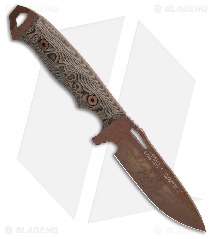 Dawson Knives Nomad Knife Ultrex Camo G-10 (4.25" Arizona Copper)