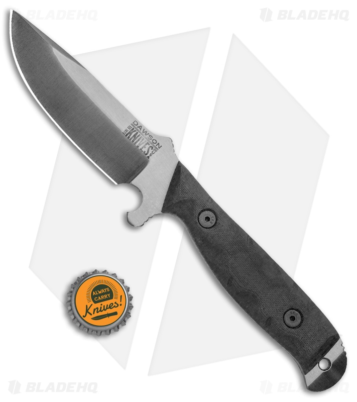 Dawson Knives Pathfinder Fixed Blade Knife Black G-10 (4.5" Specter)