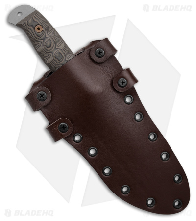 Dawson Knives Pathfinder Fixed Blade Knife Camo G-10 (4.8" Whiteout)