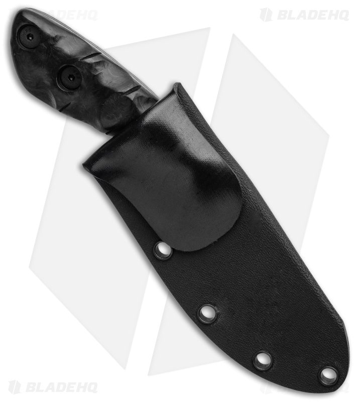 Dawson Knives Pequeno Fixed Blade Knife Marble CF (3.13" Arizona  Copper)