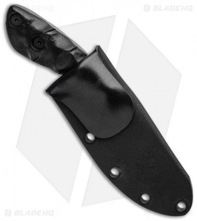 Dawson Knives Pequeno Fixed Blade Knife Marble CF (3.13" Arizona  Copper)