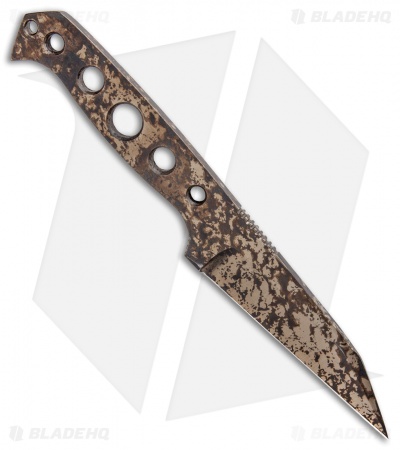 Dawson Knives Screamin' Eagle Fixed Blade Knife (4.00" Hellcat Gold Cerakote)