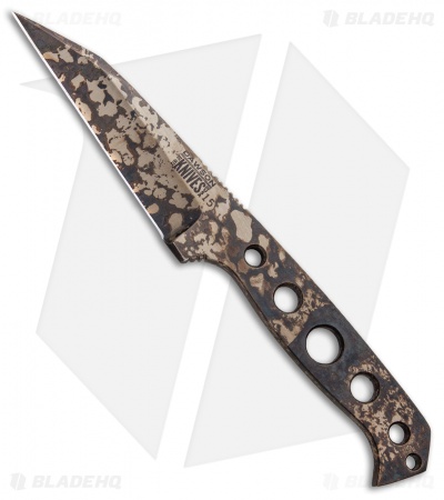 Dawson Knives Screamin' Eagle Fixed Blade Knife (4.00" Hellcat Gold Cerakote)
