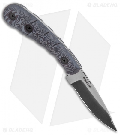 Dawson Knives Serengeti Fixed Blade Knife Gray/Black G-10 (3.25" Specter)