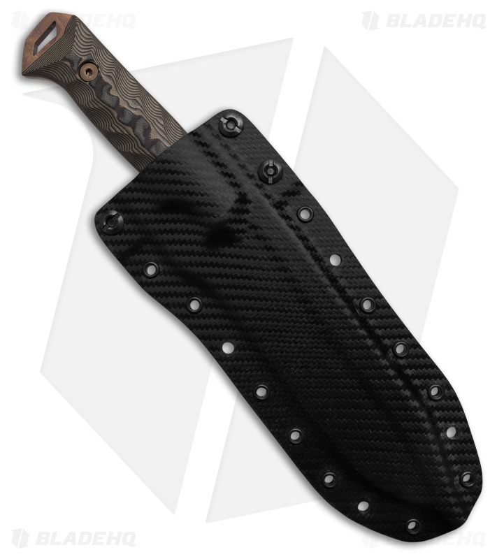 Dawson Knives Sheperd XL Fixed Blade Knife Ultrex G-10 (5.5" Arizona Copper)