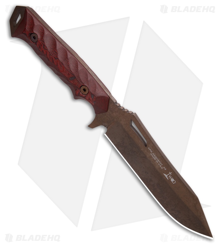 Dawson Knives Shepherd XL Gen 2 Black/Red G-10 AZ Copper