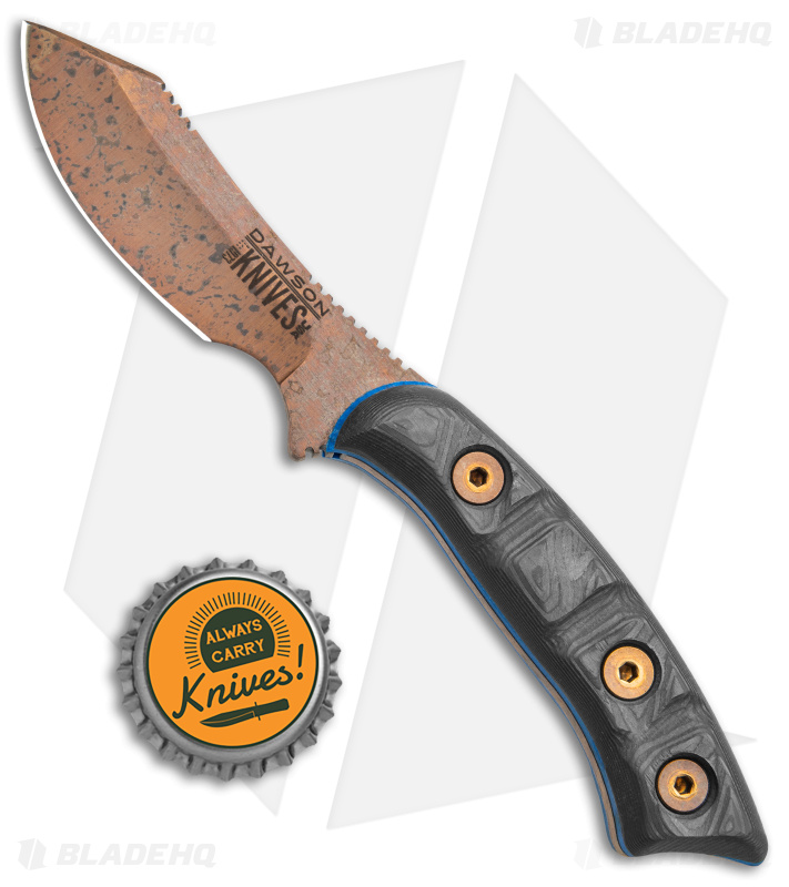 Dawson Knives Snakebite | Fixed Blade | CF/Arizona Copper | Blade HQ Dawson Knives Snakebite | Fixed Blade | CF/Arizona Copper | Blade HQ