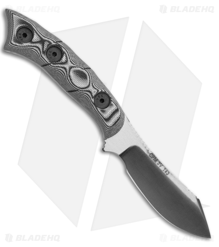 Dawson Knives Snakebite Knife Black/Pewter G10 Blade HQ