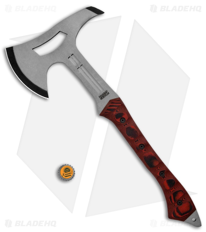 Dawson Knives Tomahawk Axe Red/Black G-10 (16.75" Specter) 