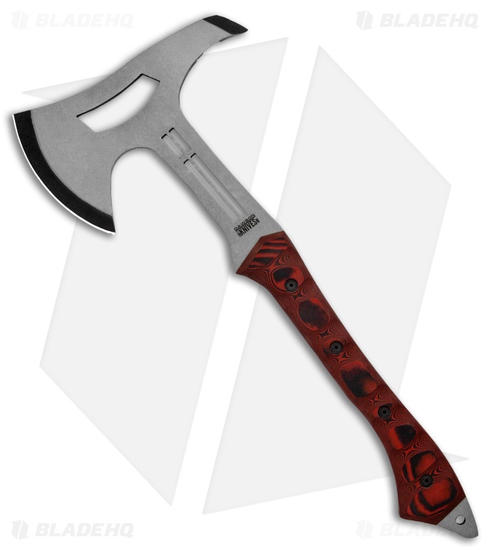 Dawson Knives Tomahawk Axe Red/Black G-10 (16.75" Specter) 