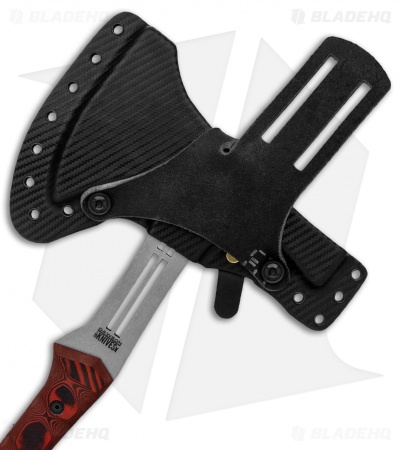 Dawson Knives Tomahawk Axe Red/Black G-10 (16.75" Specter) 