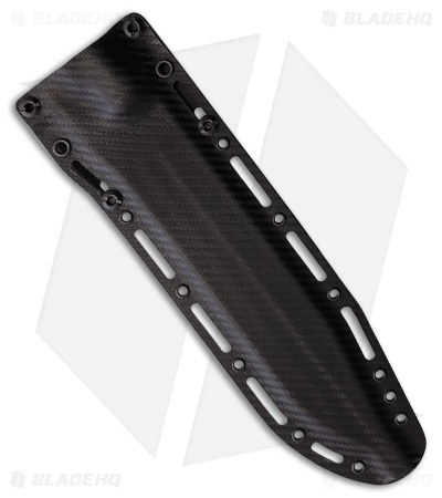 Dawson Knives Holdout Fixed Blade Knife Ultrex Camo Sculpted G-10 (8" Midnight)